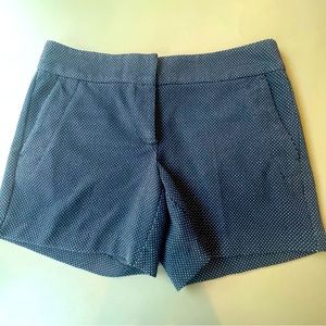 Ann Taylor Factory Blue Polka-dot Shorts Size 0